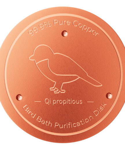 Bird Bath Copper Disk – 99.99% Pure Copper Water Cleaner, 1 mm Thick with Stable Triple-Point Support, Safe Natural Solution for Outdoor Birdbaths Bowls, All-Season Use,Bird,1pcs